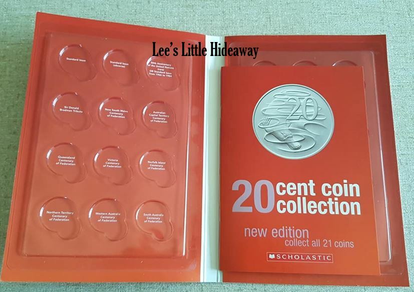 20 Cent, 50 cent & 1 Coin Collection books (total of 3 books)