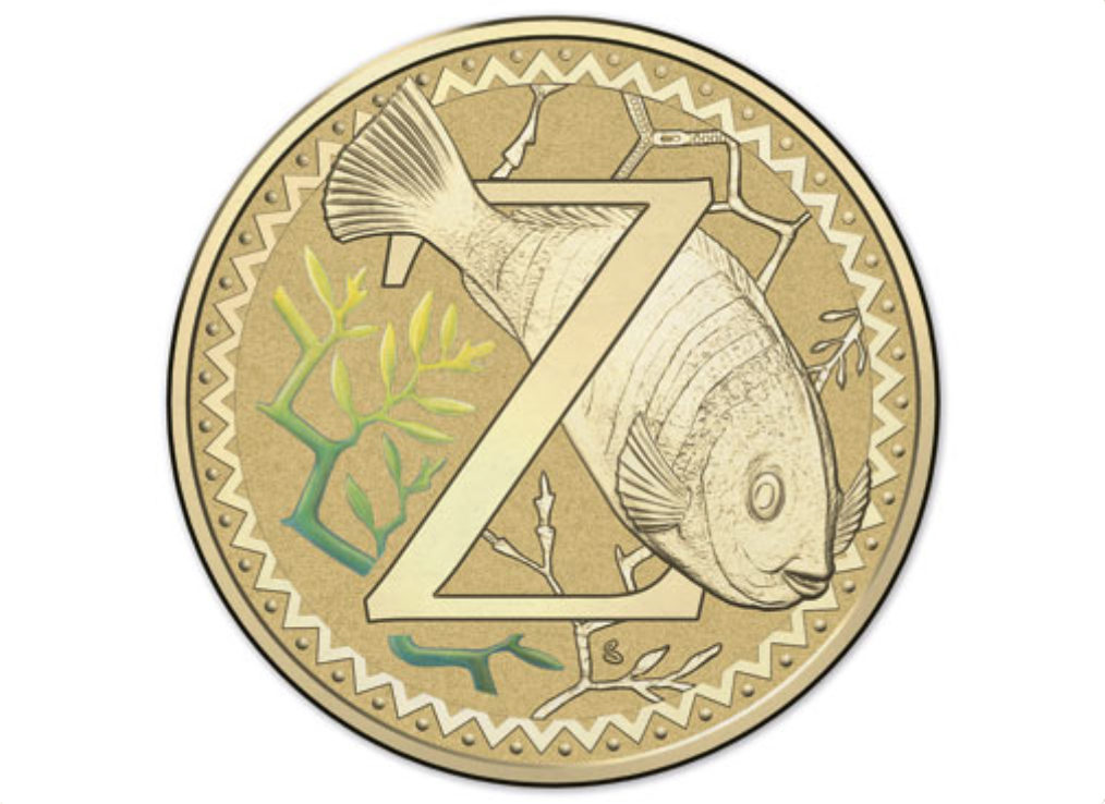 2015 Alphabet Collection Letter Z 1 Coloured Frosted Coin RAM