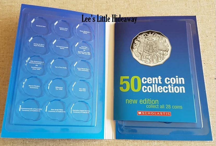 20 Cent, 50 cent & 1 Coin Collection books (total of 3 books)