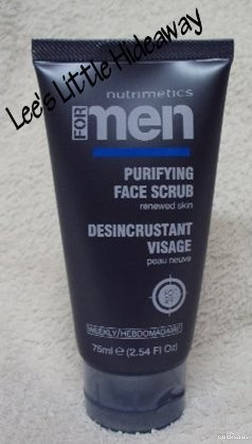 Nutrimetics for Men Purifying Face Scrub (exfoliator) 75mls