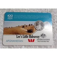 2016 Anzac to Afghanistan 20 cent coin - AFGHANISTAN