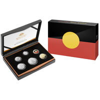 2021 Six Coin Proof Year Set 50th Anniversary of the Aboriginal Flag 