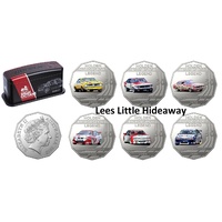 2018 Holden Motorsport 6 Coin Collection with collectors tin
