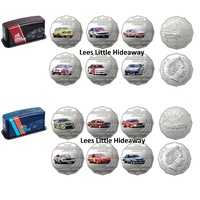 2018 Ford & Holden Motorsport 7 Coin Collection with collectors tins (1 of each set)