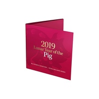 2019 Lunar Year of the Pig (50c Tetra-Decagon Uncirculated Coin)